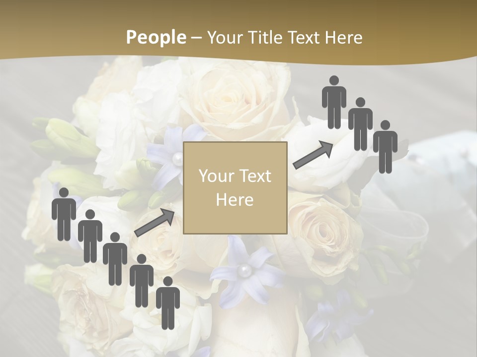 Happiness Elegance Nosegay PowerPoint Template
