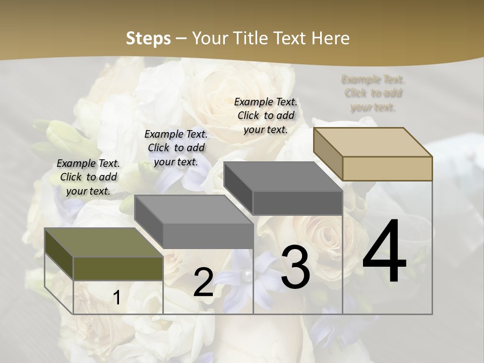 Happiness Elegance Nosegay PowerPoint Template