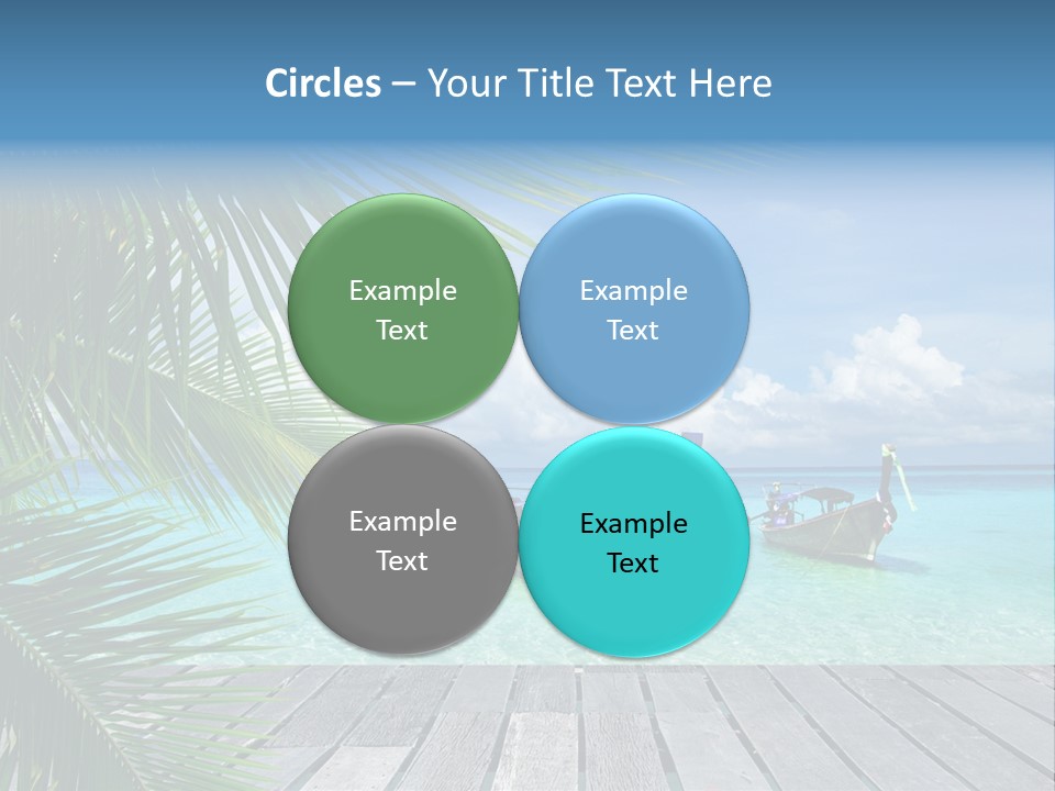 Bay Tropical Sunny PowerPoint Template