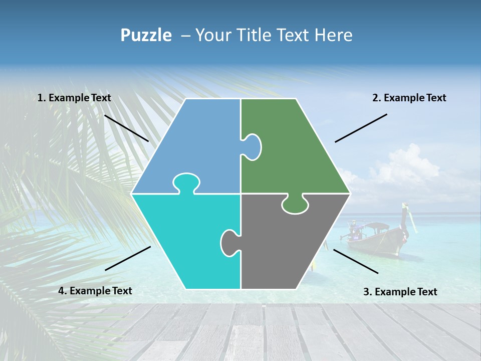 Bay Tropical Sunny PowerPoint Template