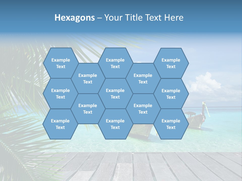 Bay Tropical Sunny PowerPoint Template