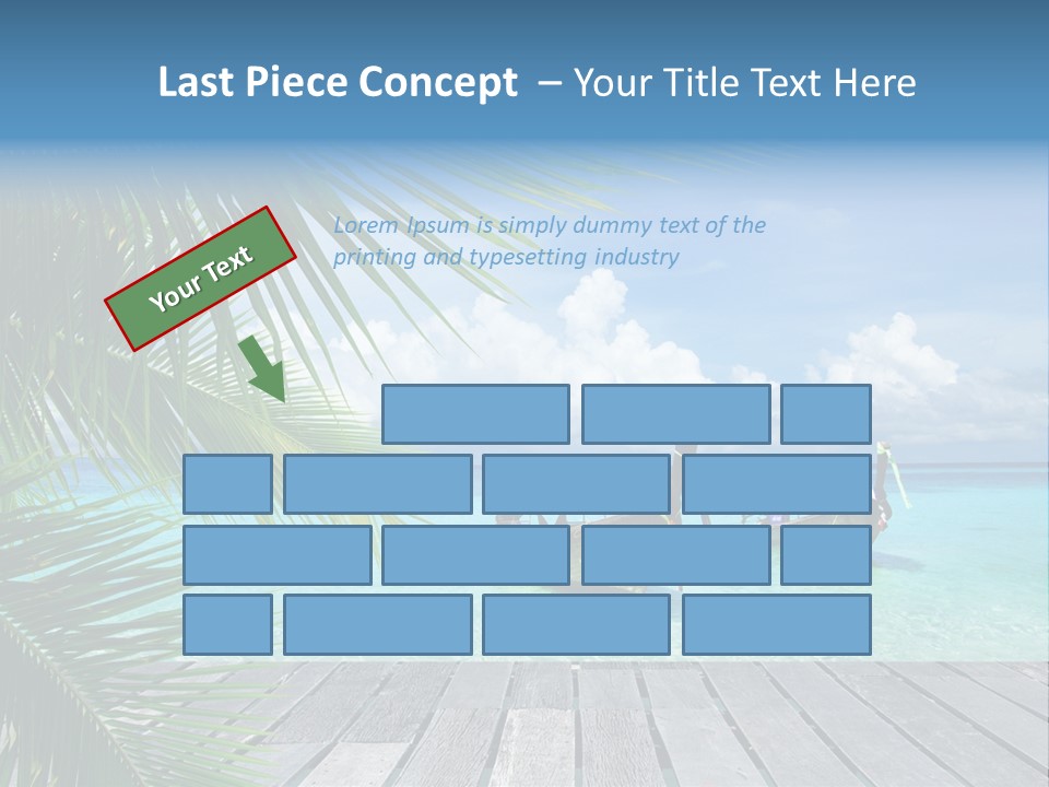 Bay Tropical Sunny PowerPoint Template