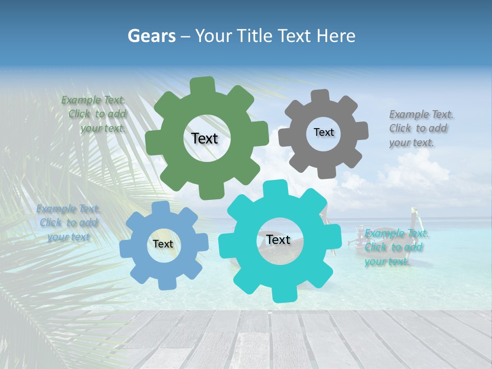 Bay Tropical Sunny PowerPoint Template