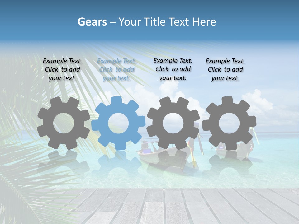 Bay Tropical Sunny PowerPoint Template