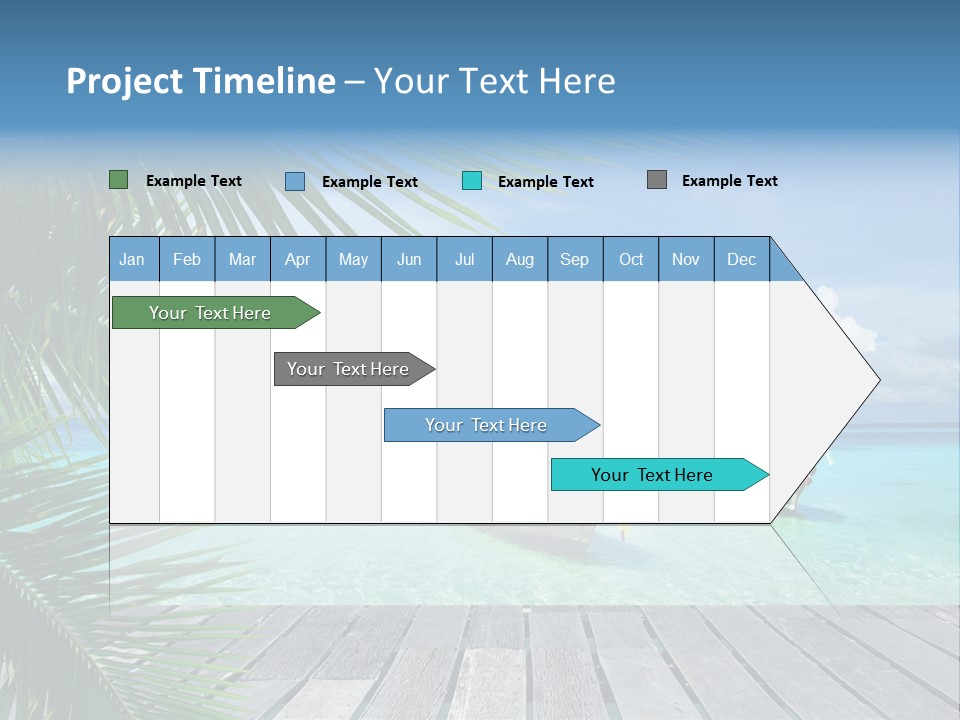Bay Tropical Sunny PowerPoint Template