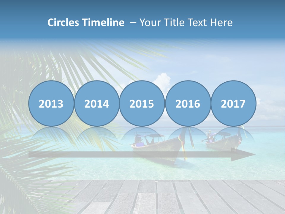 Bay Tropical Sunny PowerPoint Template