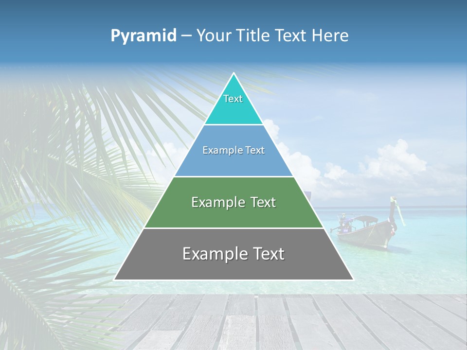 Bay Tropical Sunny PowerPoint Template