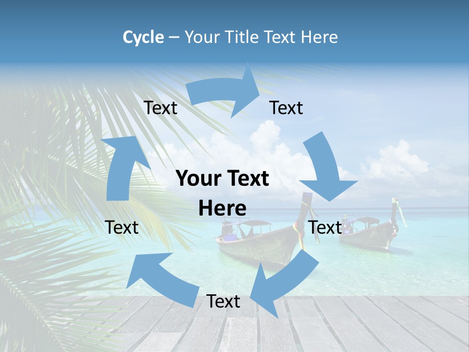 Bay Tropical Sunny PowerPoint Template