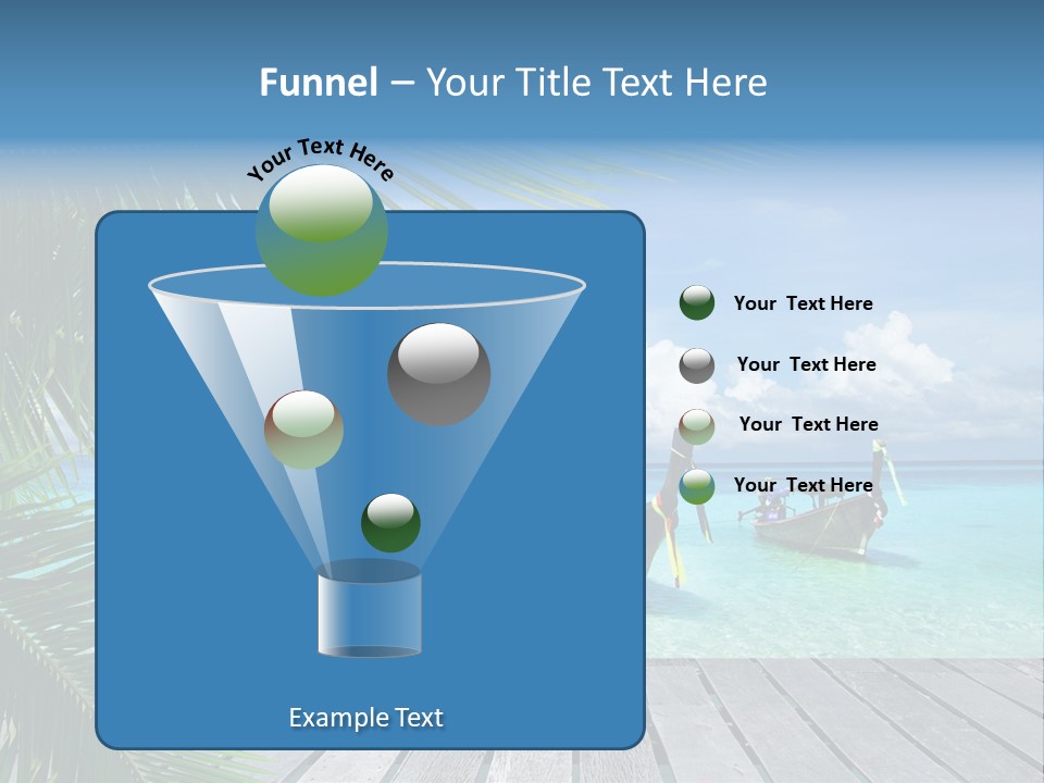 Bay Tropical Sunny PowerPoint Template