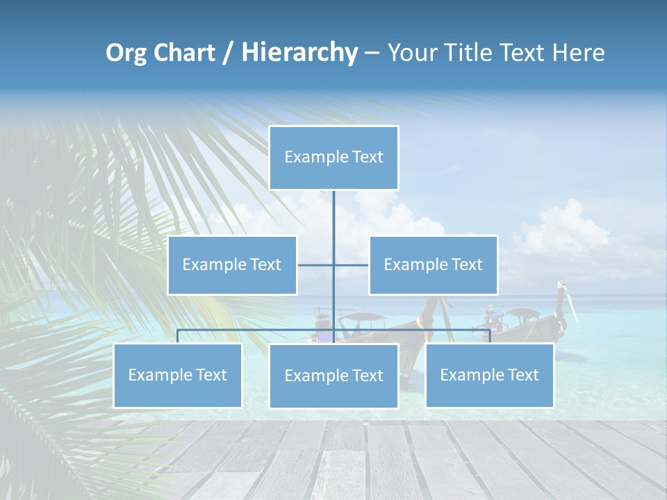 Bay Tropical Sunny PowerPoint Template