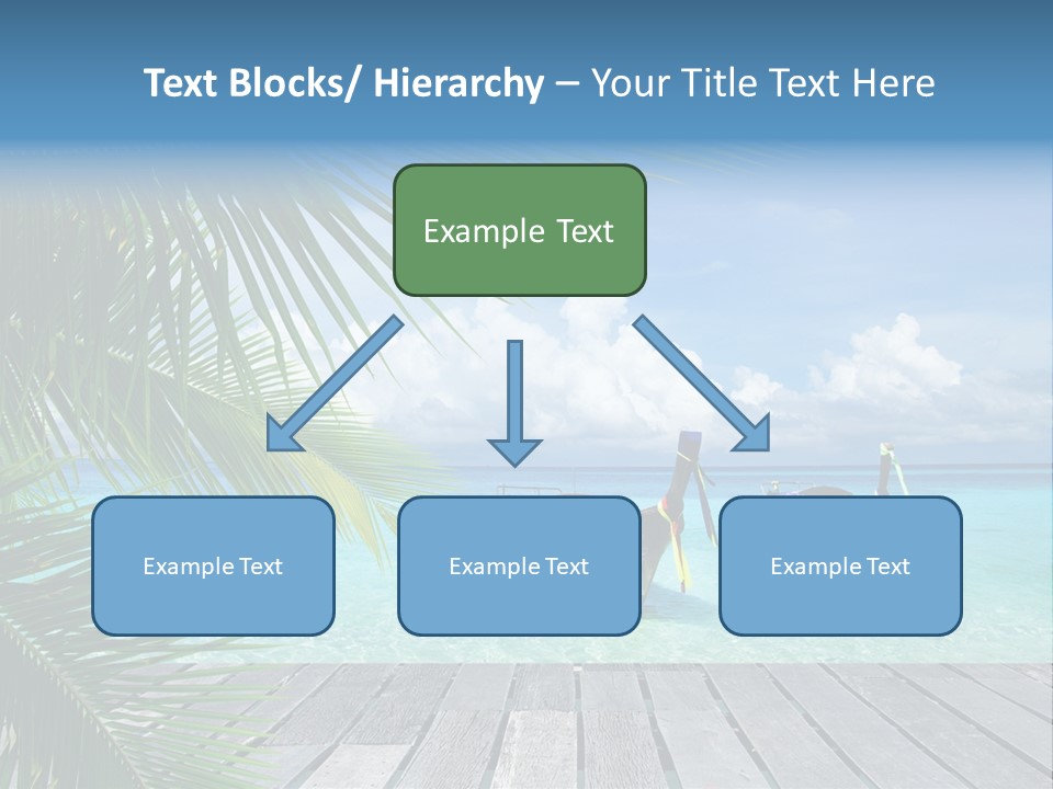 Bay Tropical Sunny PowerPoint Template