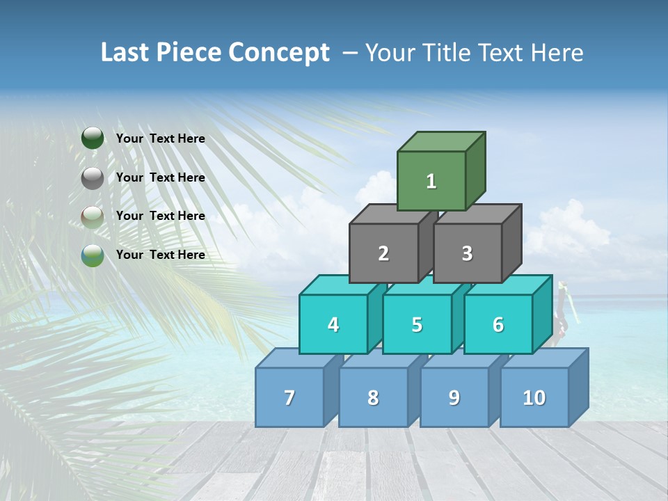 Bay Tropical Sunny PowerPoint Template