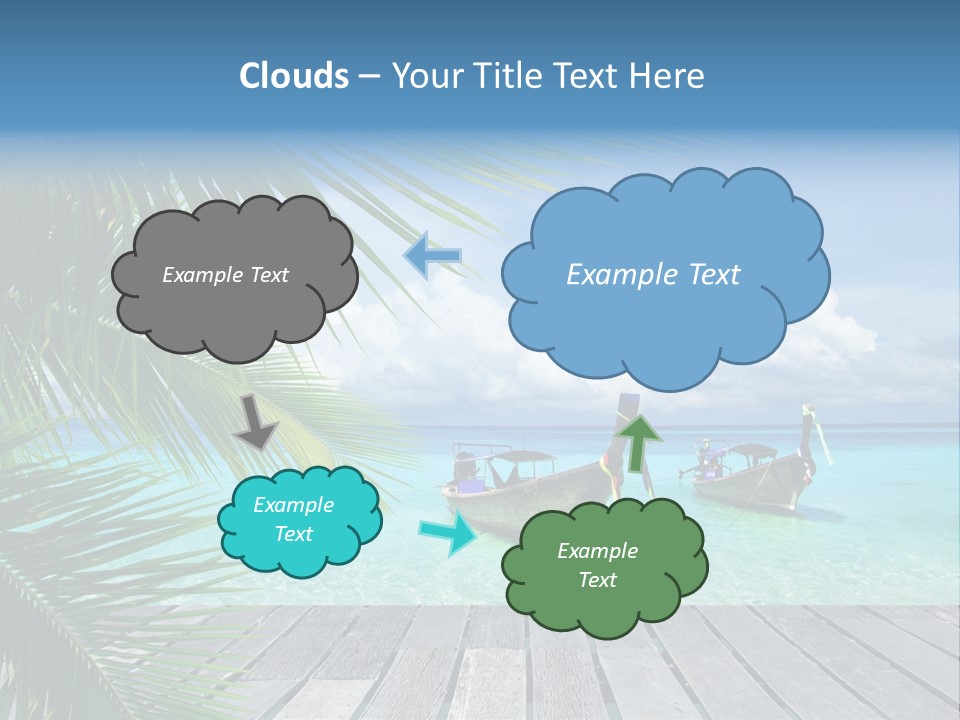 Bay Tropical Sunny PowerPoint Template