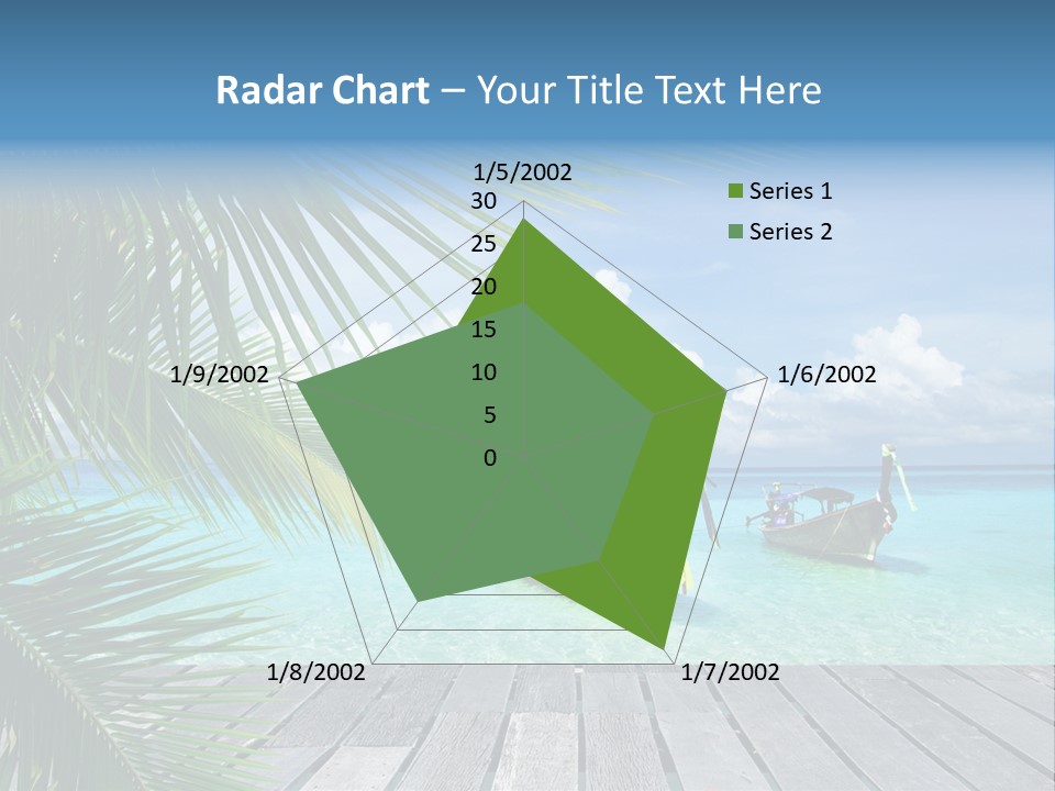 Bay Tropical Sunny PowerPoint Template