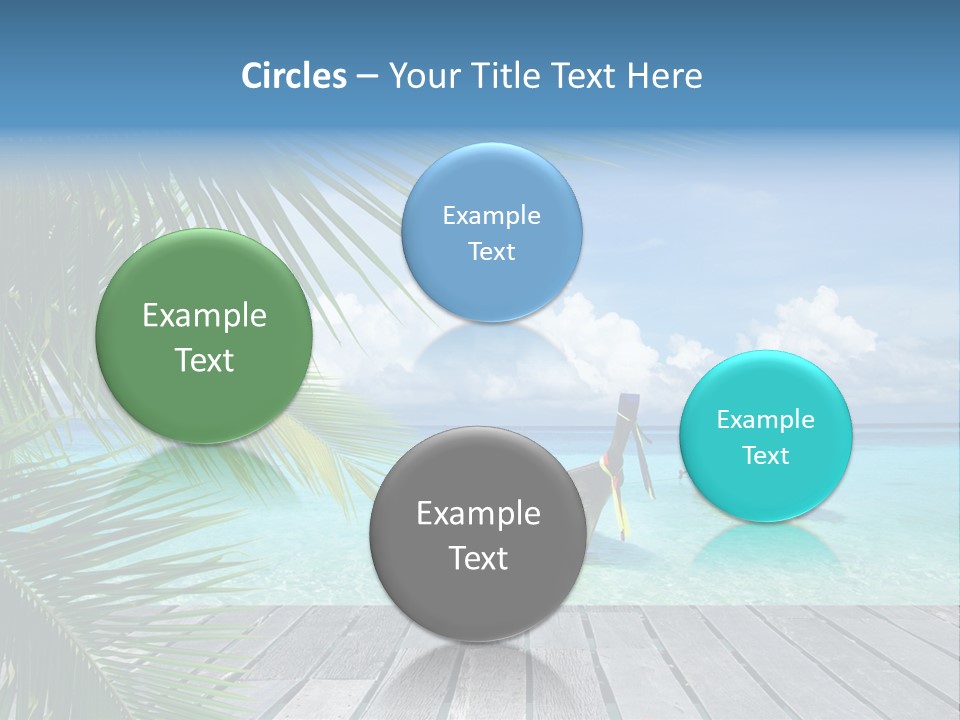 Bay Tropical Sunny PowerPoint Template