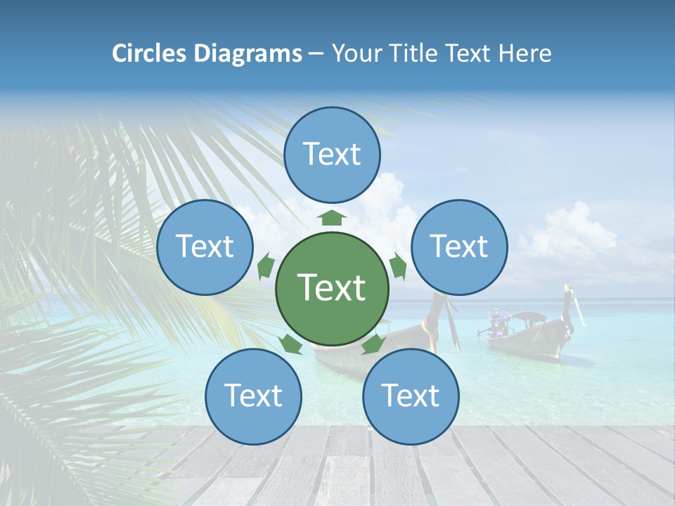 Bay Tropical Sunny PowerPoint Template