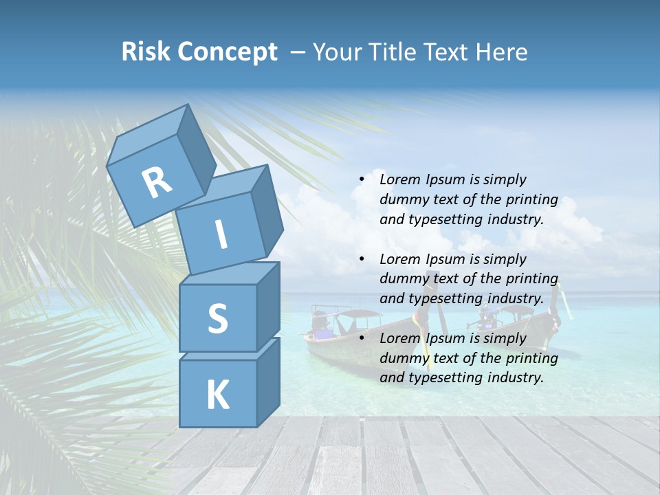 Bay Tropical Sunny PowerPoint Template