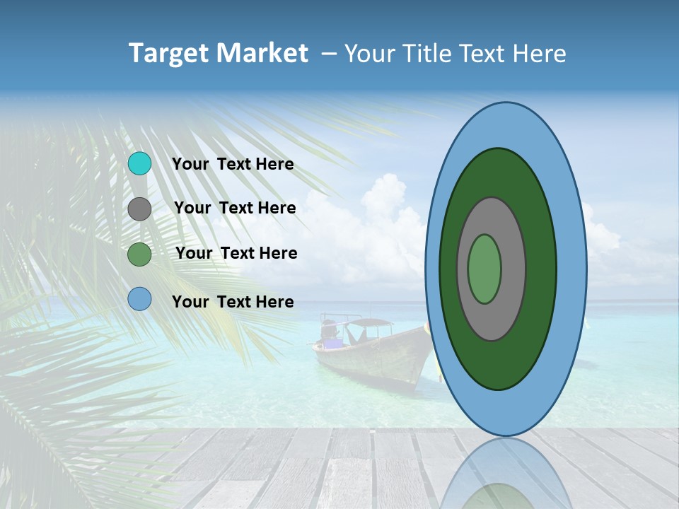 Bay Tropical Sunny PowerPoint Template