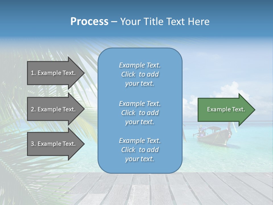 Bay Tropical Sunny PowerPoint Template
