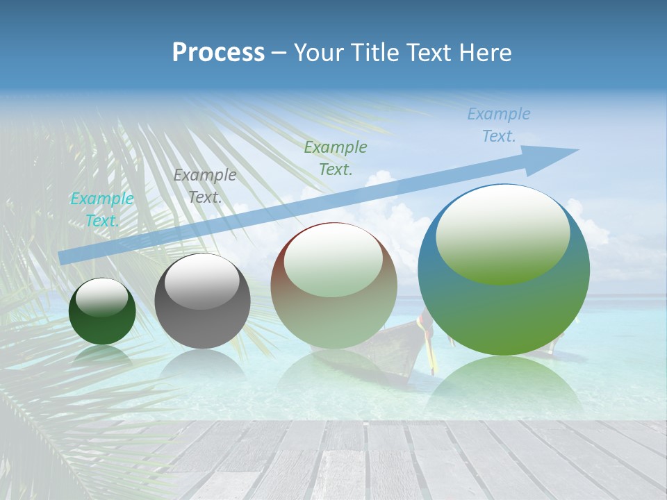Bay Tropical Sunny PowerPoint Template