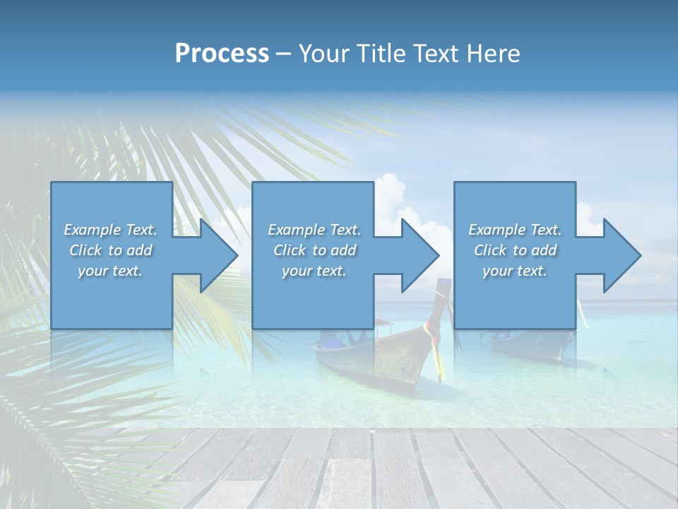 Bay Tropical Sunny PowerPoint Template