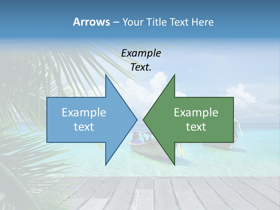 Bay Tropical Sunny PowerPoint Template