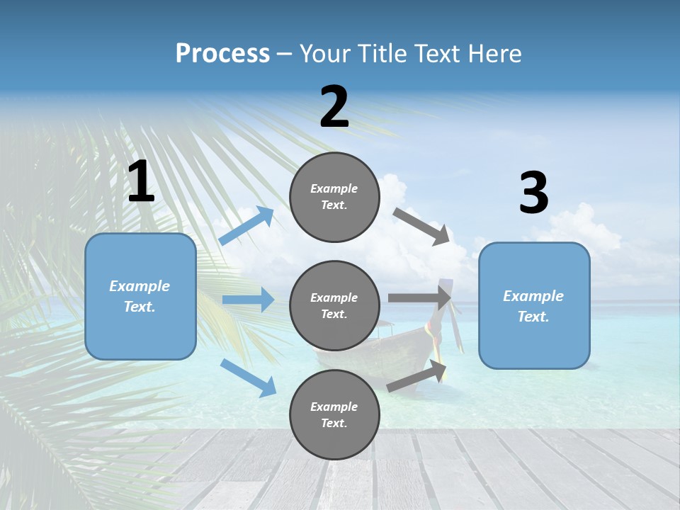 Bay Tropical Sunny PowerPoint Template