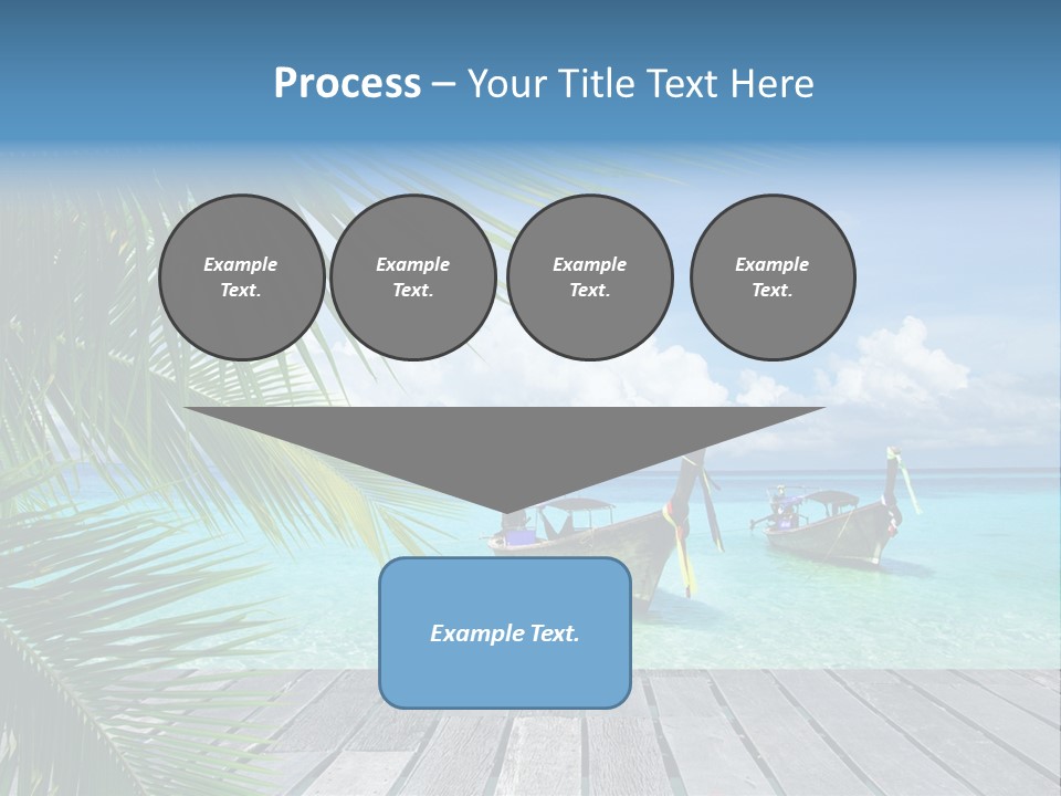 Bay Tropical Sunny PowerPoint Template