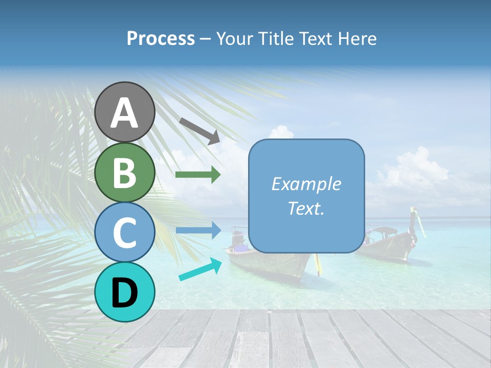 Bay Tropical Sunny PowerPoint Template
