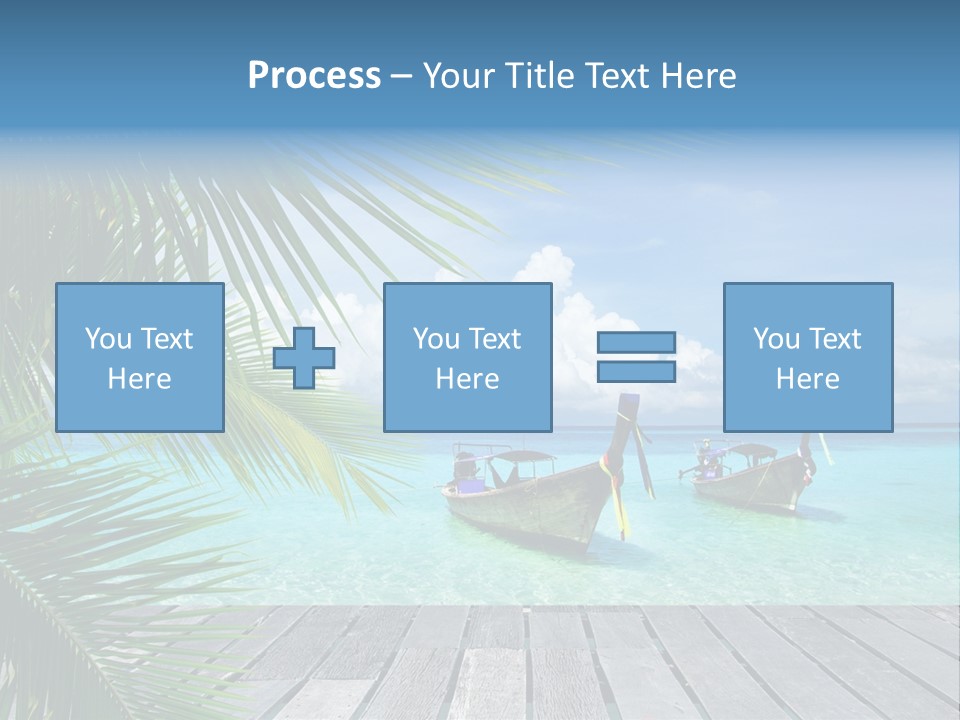Bay Tropical Sunny PowerPoint Template