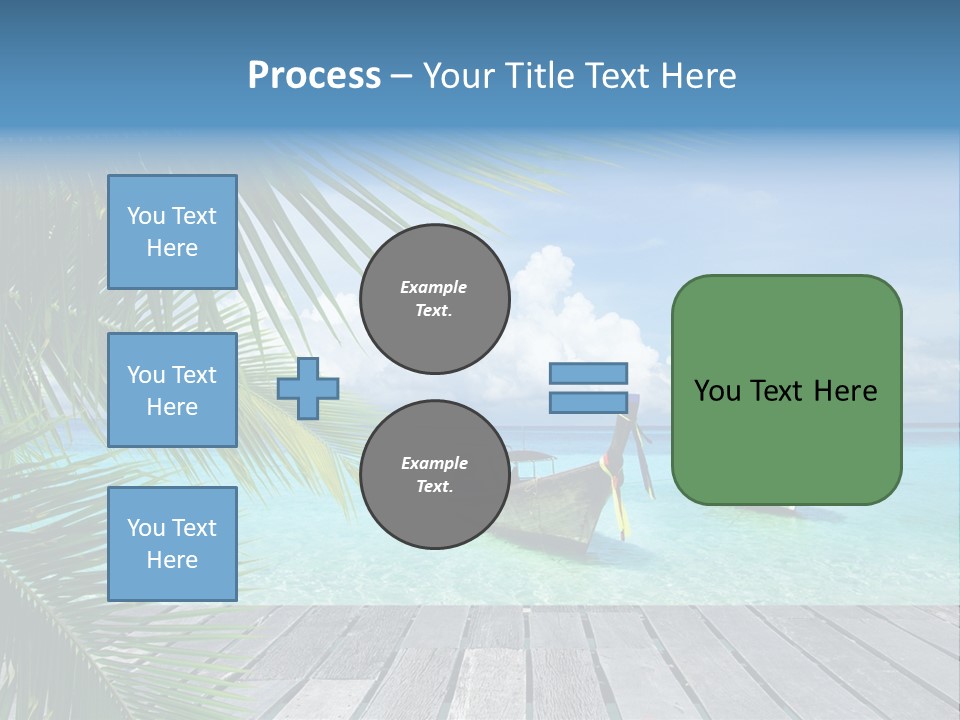 Bay Tropical Sunny PowerPoint Template