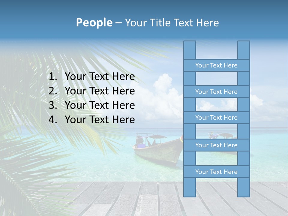 Bay Tropical Sunny PowerPoint Template