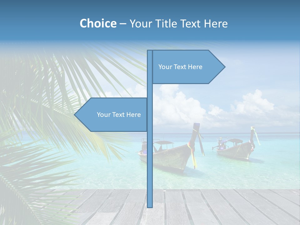 Bay Tropical Sunny PowerPoint Template