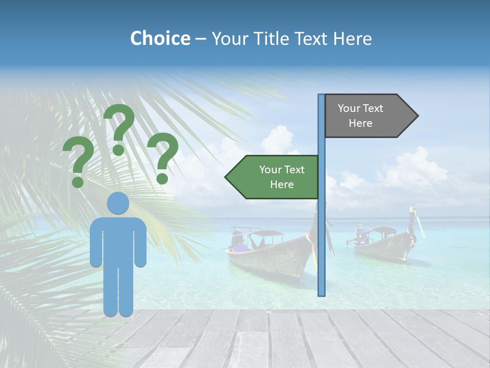 Bay Tropical Sunny PowerPoint Template