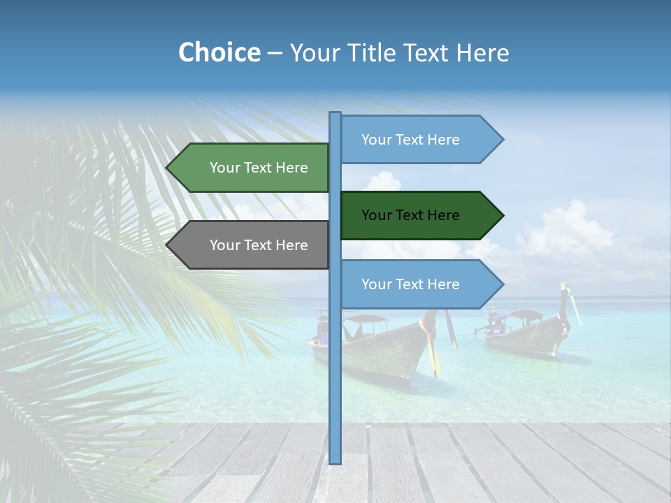 Bay Tropical Sunny PowerPoint Template