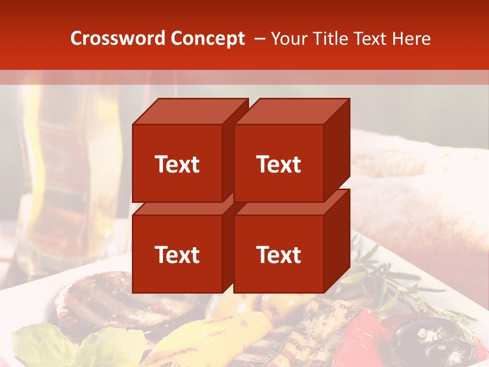 Leicht Essig Paprika PowerPoint Template