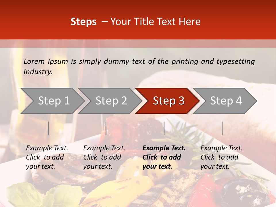 Leicht Essig Paprika PowerPoint Template