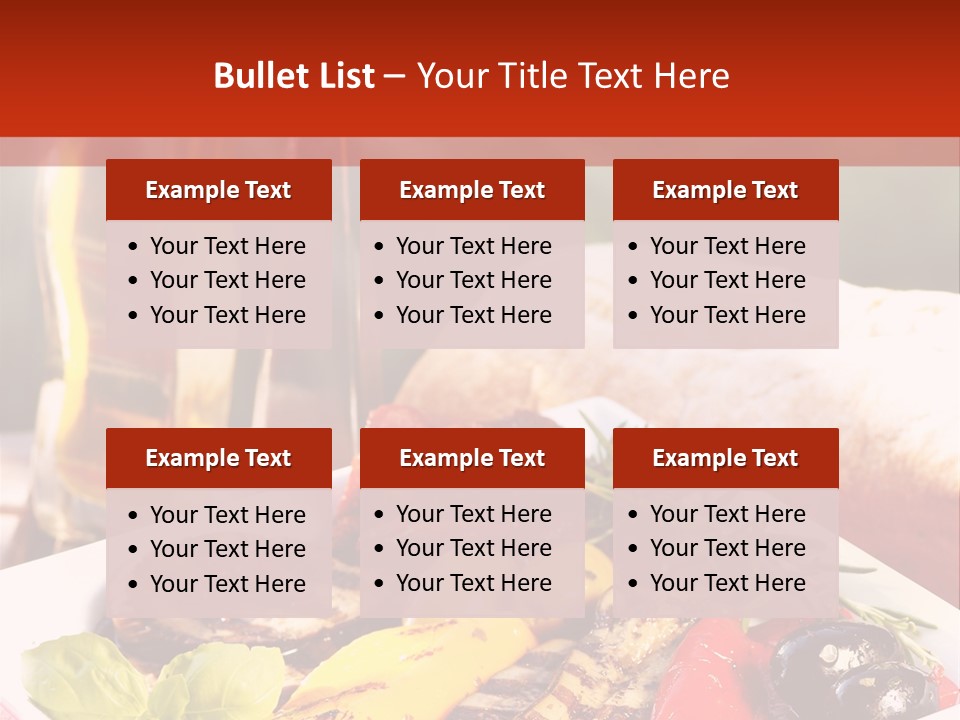 Leicht Essig Paprika PowerPoint Template