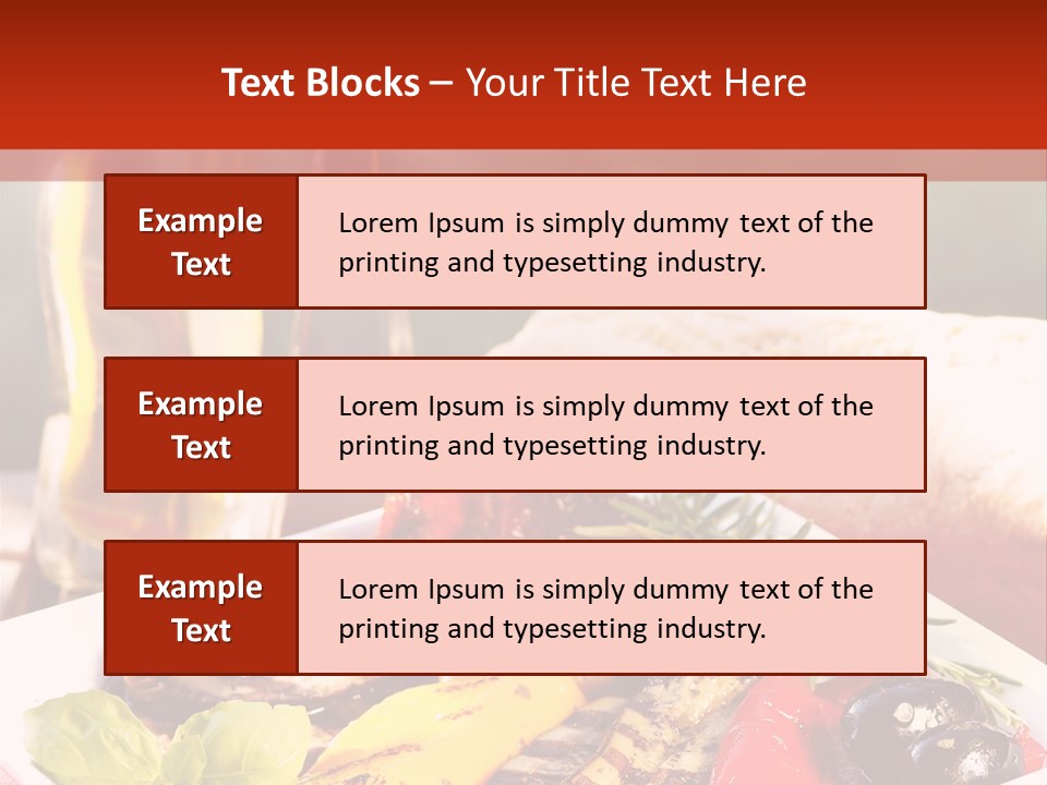 Leicht Essig Paprika PowerPoint Template