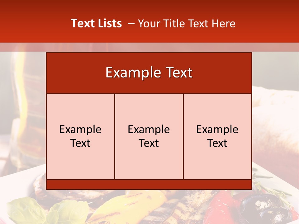 Leicht Essig Paprika PowerPoint Template