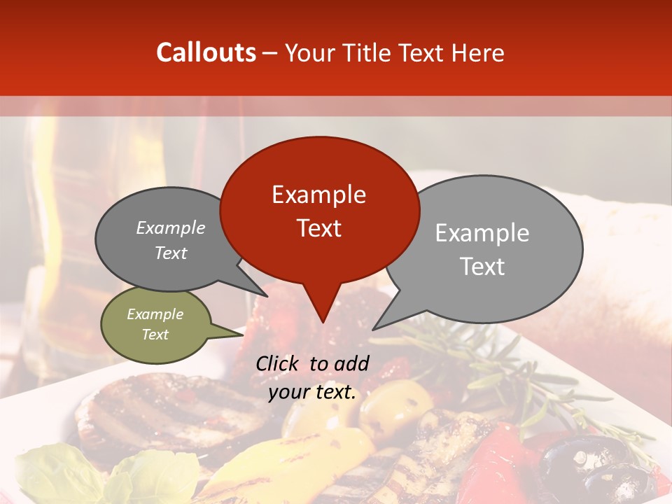 Leicht Essig Paprika PowerPoint Template