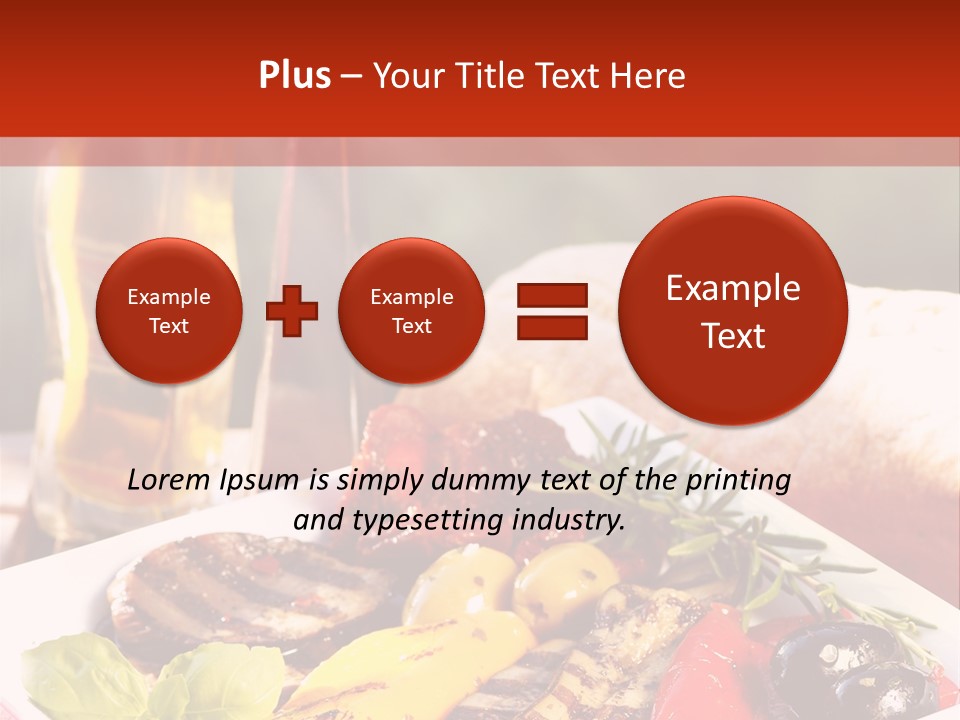 Leicht Essig Paprika PowerPoint Template