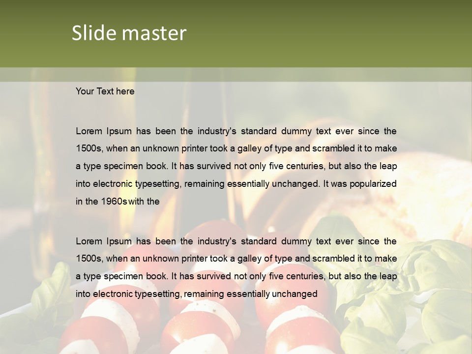 Teller Sommer Weiss PowerPoint Template