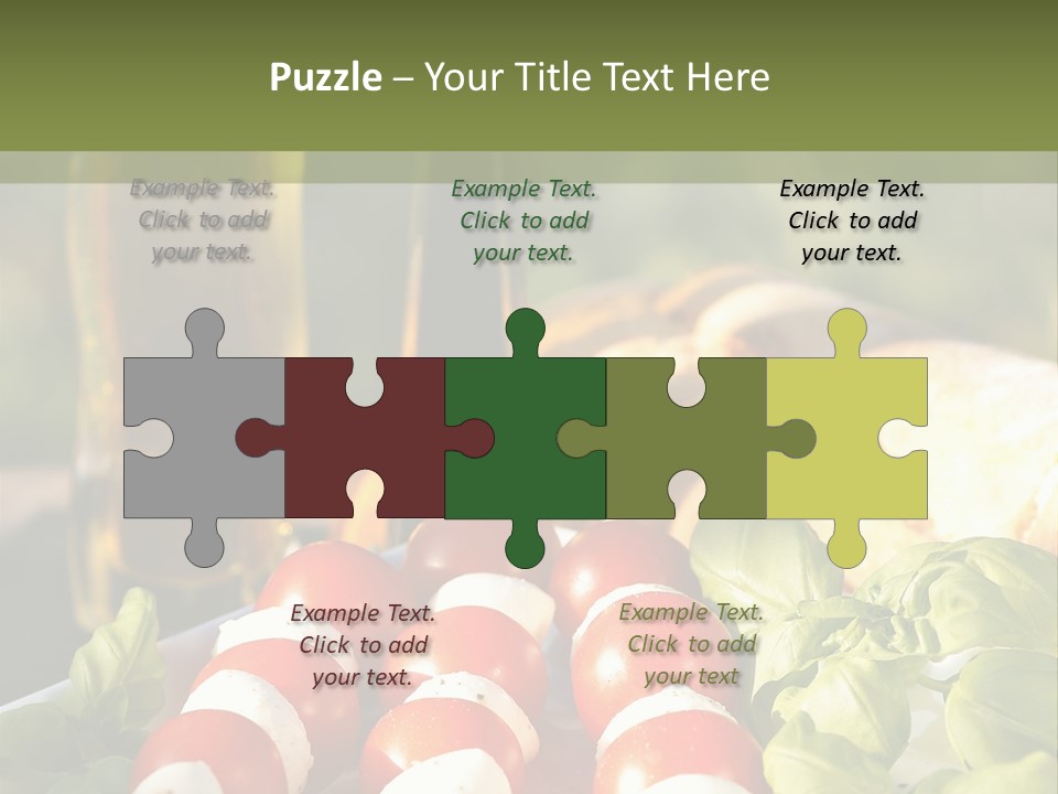 Teller Sommer Weiss PowerPoint Template