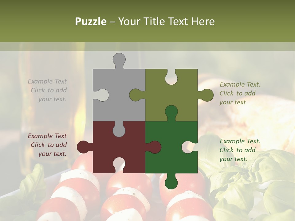 Teller Sommer Weiss PowerPoint Template