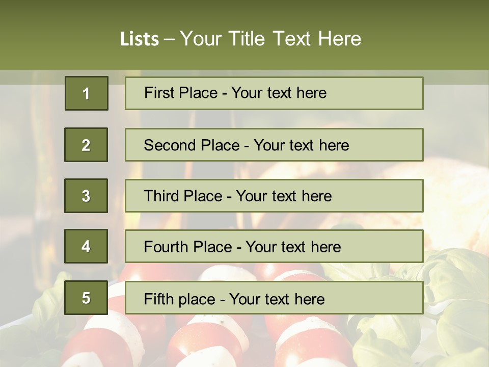 Teller Sommer Weiss PowerPoint Template
