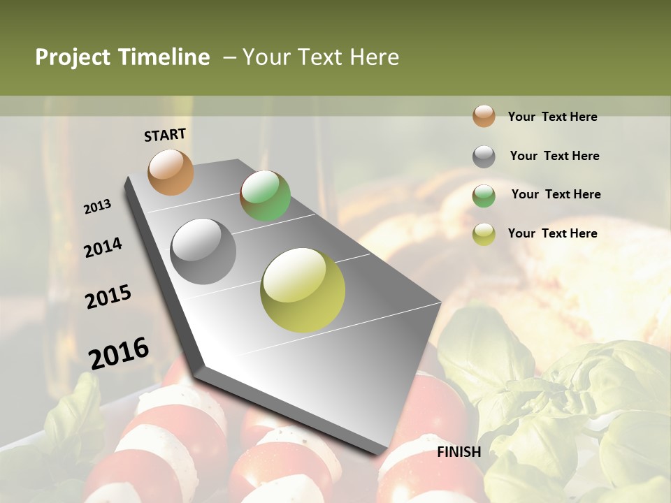 Teller Sommer Weiss PowerPoint Template