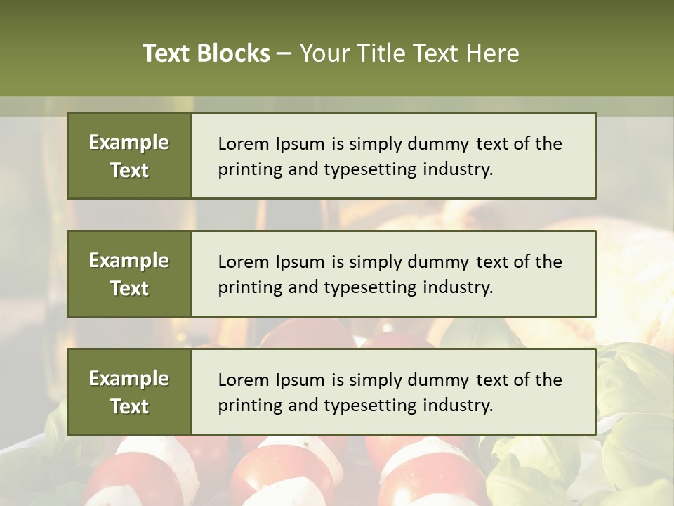 Teller Sommer Weiss PowerPoint Template