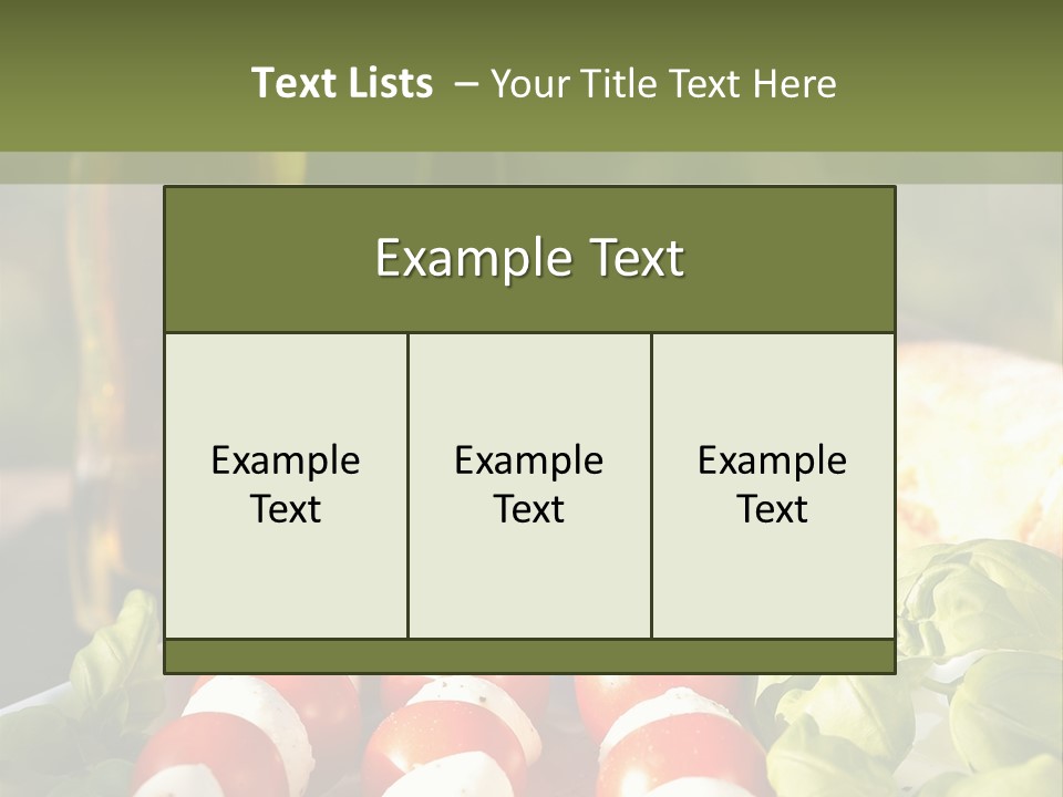 Teller Sommer Weiss PowerPoint Template