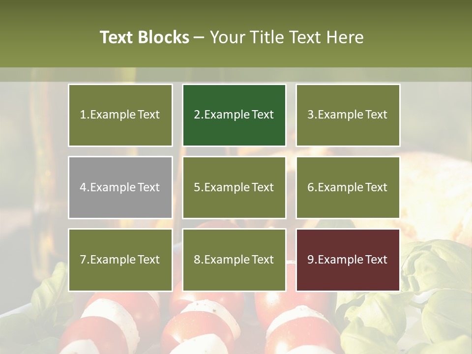 Teller Sommer Weiss PowerPoint Template